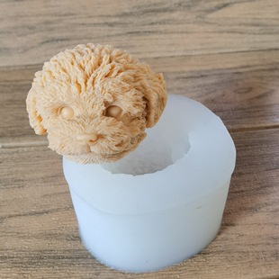 DIY плюшевая собака голова собаки форма свечи форма шоколадный мусс украшение торта форма для печенья