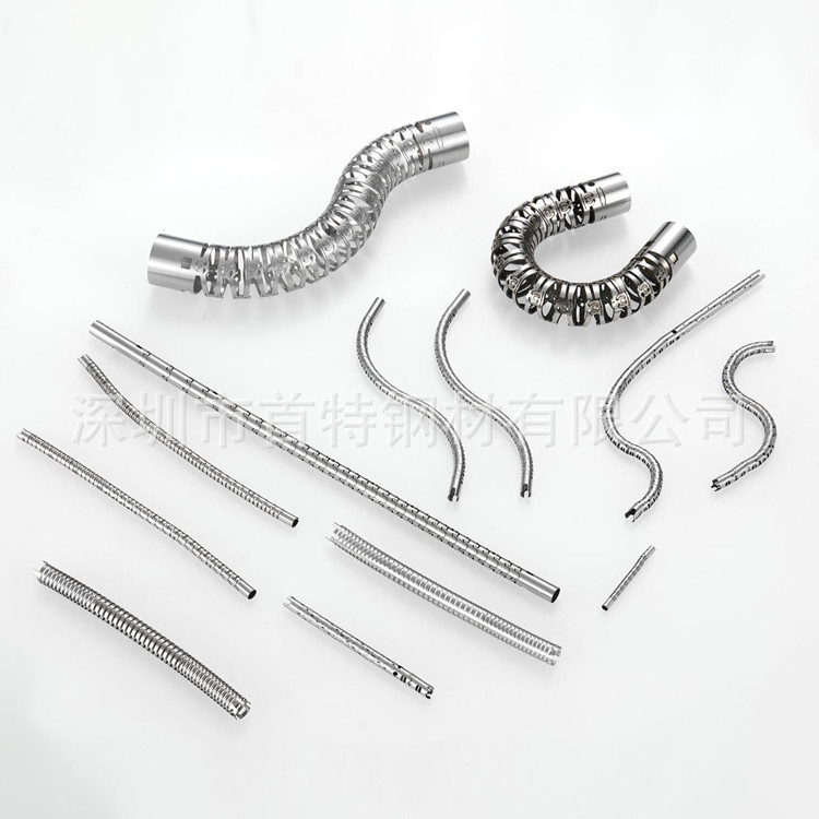 飞秒激光切割加工蛇骨管 海波管 支架管毛细管微孔开槽斜口无毛刺