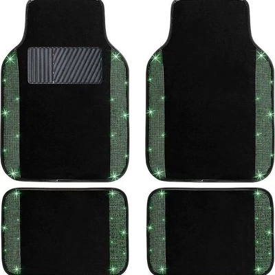 Avtomobil döşəmə paspasları — to maintain, can be shipped on - car-floor-mat-7-3344cmcrystal-velvet-two-piece-set