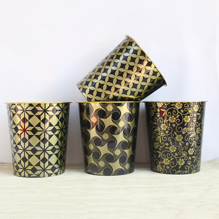 creative fashionable plastic garbage can for home use