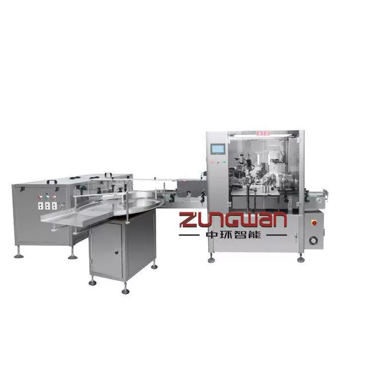 ZHLX-1700L全自动口服液糖浆灌装旋盖机包装生产线 枇杷膏灌装机