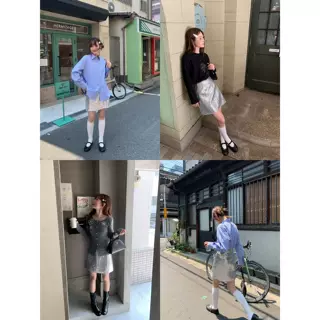 亮面珠片闪光a字半身裙女春2025新款小个子高腰辣妹短裙