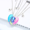 Children's necklace for friend, magnetic chain, set, wholesale