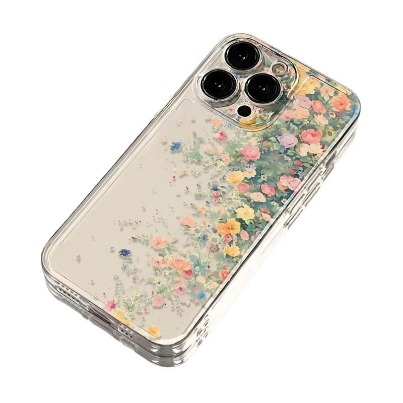 Apple, прозрачный совместимый чехол для телефона, защитный чехол, space iPhone 11, iphone, цветочный принт, защита от падения
