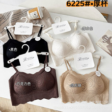 衣架装6225固定厚杯美背裹胸抹胸蕾丝无痕女内衣