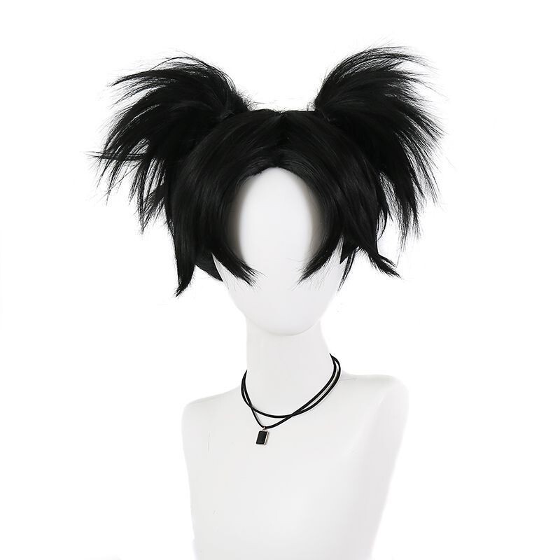 Mansen Jujutsu Kaisen Cosplay Itadori Yuji Black Explosive Sky-High Braided Double Ponytail Cosplay Wig in Stock Mansen Jujutsu Kaisen Cosplay Itadori Yuji Black Explosive Sky-High Braided Double Ponytail Cosplay Wig in Stock
