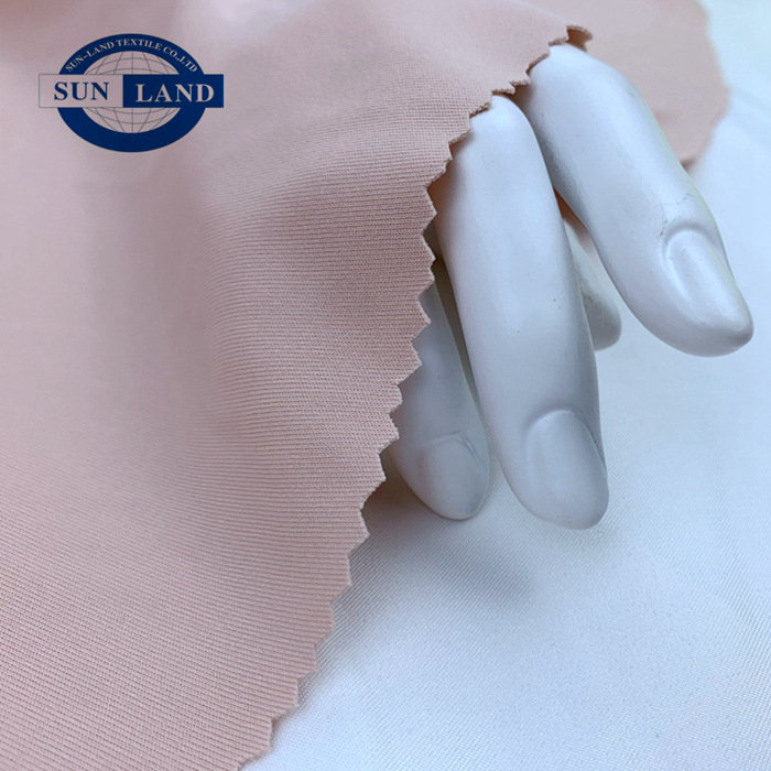 抗菌银离子面料 原纱75D针织棉毛布 oeko过偶氮甲醛 白色现货