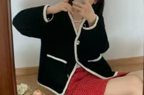 秋冬时尚撞色条纹棒球领拉链开衫毛衣女时尚通勤长袖针织衫外套|undefined