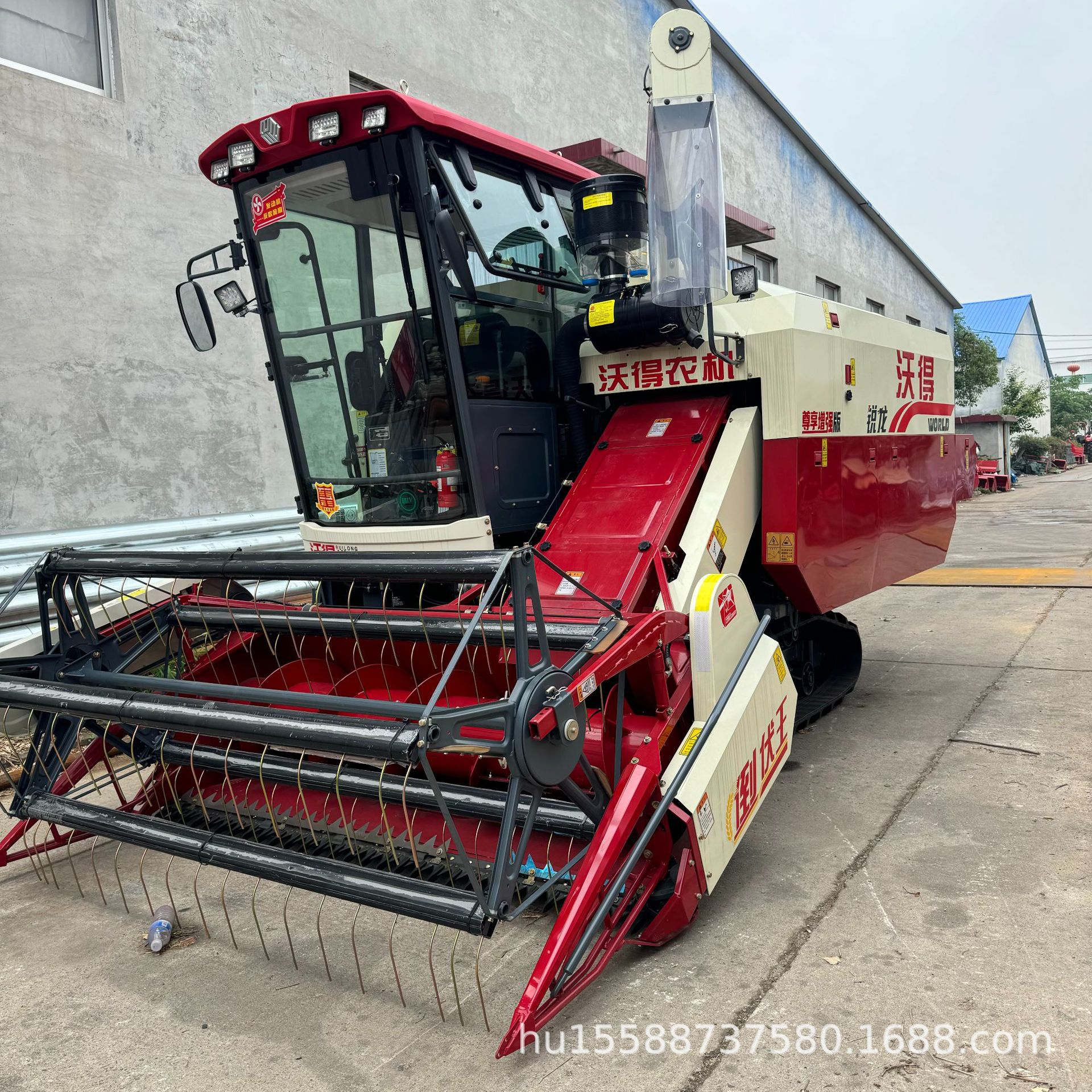 沃得倒伏王收割机