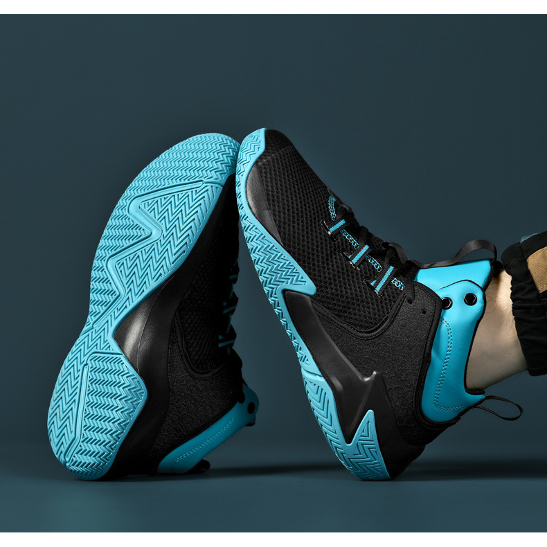 Baloncesto de gran tamaño para entrenamiento práctico de verano para hombres, zapatos de caña alta, resistentes al desgaste, que absorben los golpes,_voghion.com