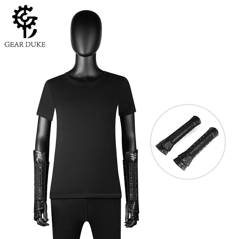 亚马逊外贸蒸汽朋克COSPLAY万圣节节日派对蛇纹手环 手臂套手腕带|ru