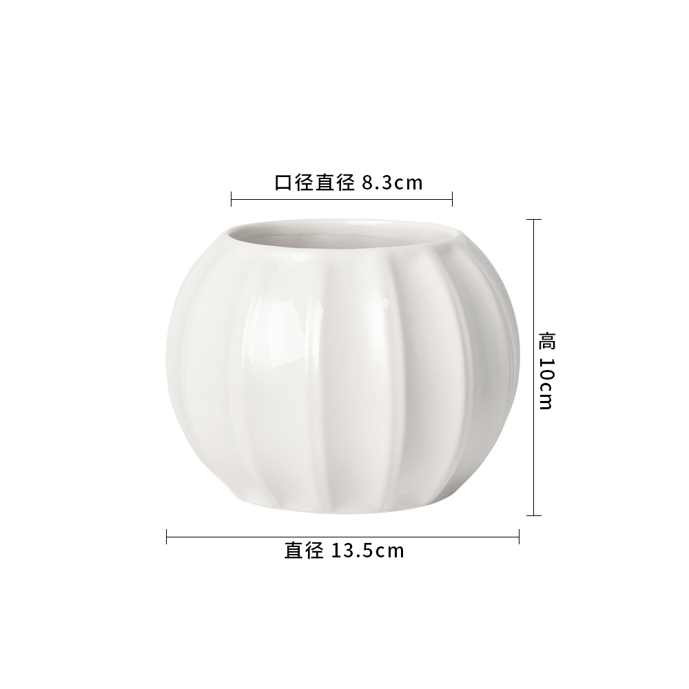 호박 흰색 13.5*13.5*10cm