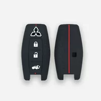 Запас комплектов автомобильных принадлежностей ключ Mitsubishi Outlander, силиконовая защитная крышка ключа, чехол для ключа