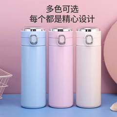 創意網紅保溫杯304不鏽鋼豌豆杯 情侶學生水杯可愛彈跳杯LOGO批發