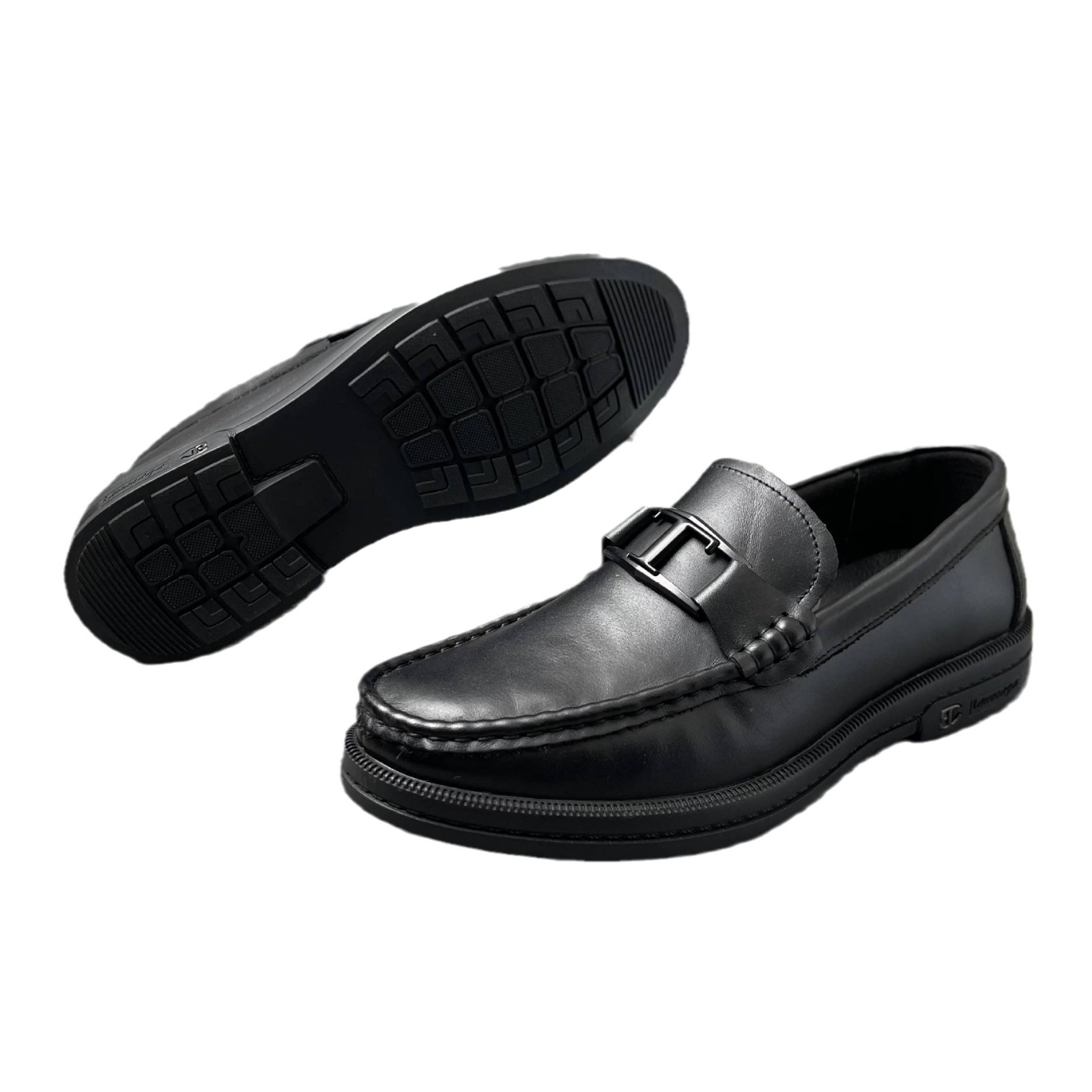 Zapatos de guisantes de hombre de piel de vaca de primera capa, zapatos de cuero casuales de hombre de cuero genuino, zapatos Lofu de mediana edad, zapatos de hombre papá, tratamiento de zapatos