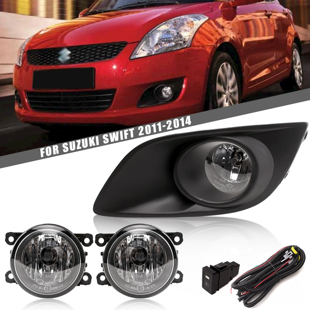 Подходит для Suzuki 11 12 13 14 лет Swift передняя противотуманная фара в сборе дневные ходовые огни передний бампер маленький свет