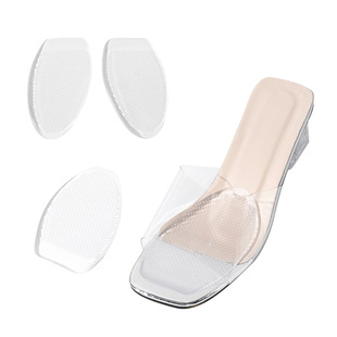Supply Pu Forefoot Pad Thickeneded Shock-Absorbing Anti-Slip Insole Soft Gel Half Size Pad Silicone Insole