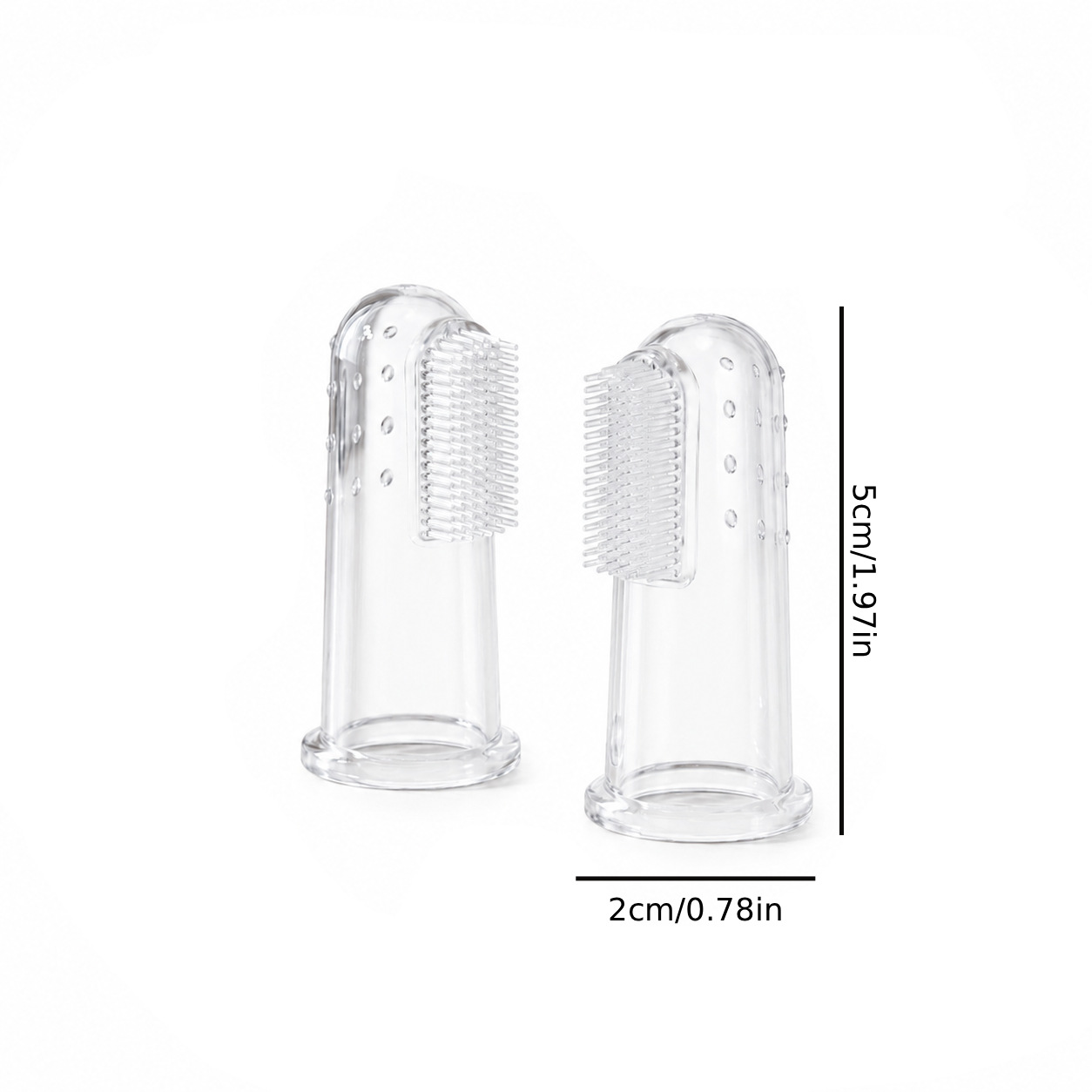 Pet finger toothbrush silicone, for dogs and cats