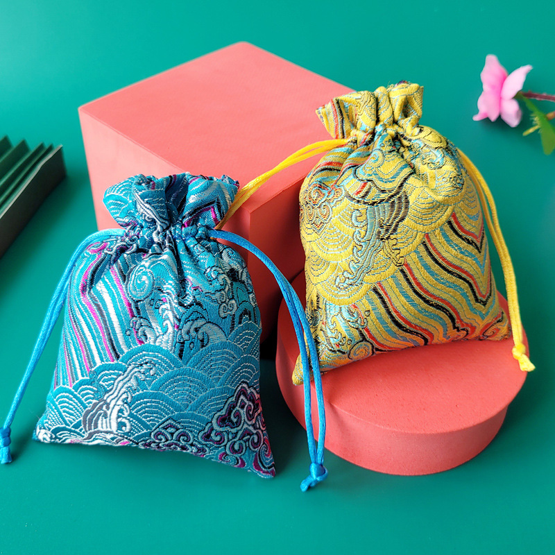 Fragrant Full Bag Sachet Sachet Zen Antique Bundle Bag Blessing Bag Brocade Bag Jewelry Sachet Embroidered Lotus Bag