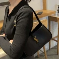 Black Large [Authentic Logo + Extended Shoulder Strap Included for Crossbody]