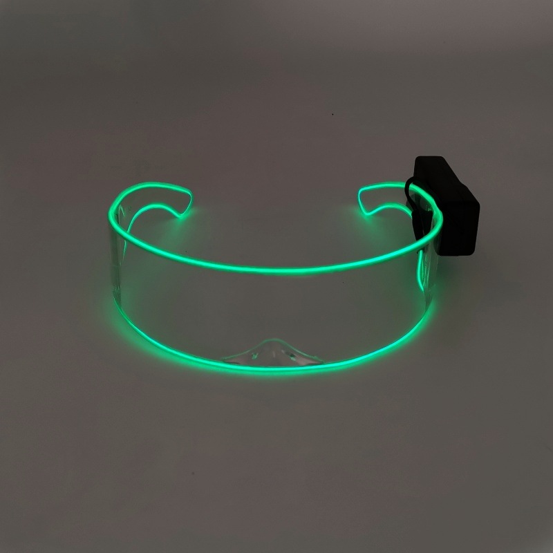 Gafas luminosas para discoteca transfronterizas de comercio exterior, divertidas, sensación tecnológica, para fotos, gafas de sol, para fiestas/bares, gafas de sol geniales image 9