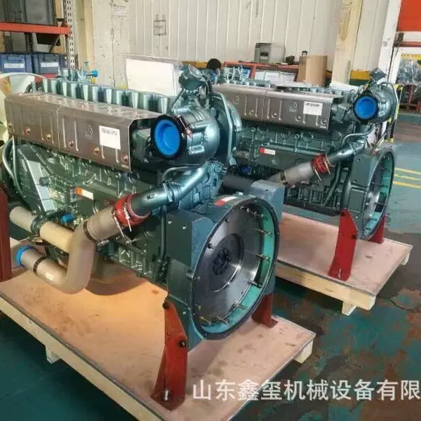 厂家直供重汽WD12 420马力发动机总成  马力发动机陕汽德龙