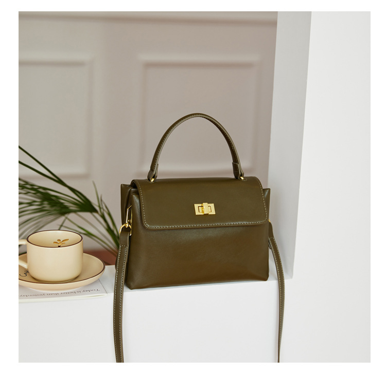 Small Square Crossbody Bag Women's Shoulder Bag Soft Leather_voghion.com