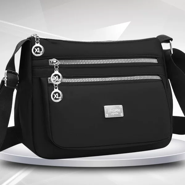 Commuter Women's Casual Crossbody Shoulder Bag Tuscan Genuine Leather Versatile Fashion Shell Double-Compartment Summer Cross-Border Free Shipping