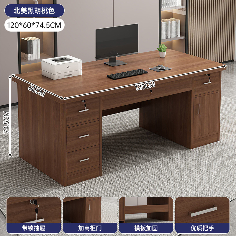 Mesa de oficina, mesa de jefe, mesa de personal, mesa de oficina, mesa de supervisor, mesa de computadora, cajón doméstico
