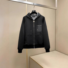 2025春夏新款连帽阔版高端男士夹克外套欧洲站厂家直销大牌男装潮