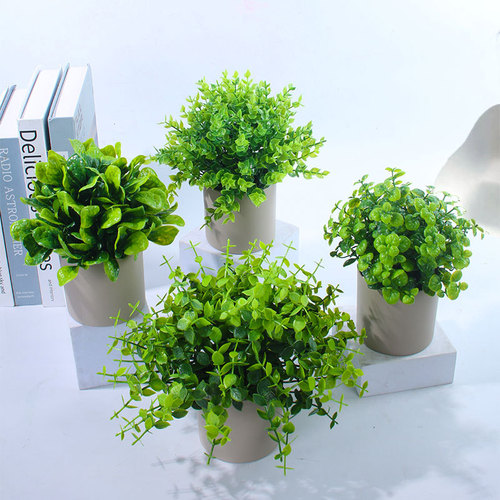 Artificial flowers, fake bonsai, small potted plants, living room and office decoration, fake flowers, TV cabinet, entryway, wine cabinet, decorative items, floral arrangements