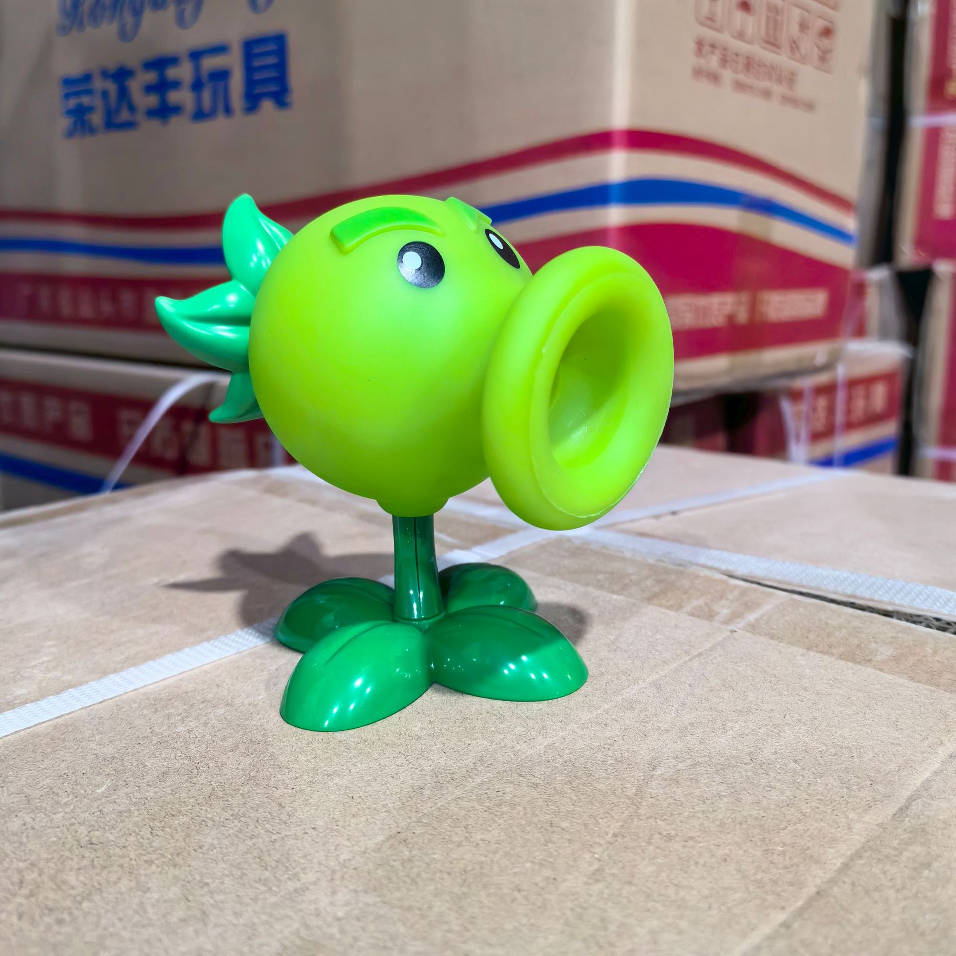 Plants vs. Zombies mecánicos genuinos a granel Gatling Pea Shooter catapulta vinilo juguete malvado dragón pequeño fantasma