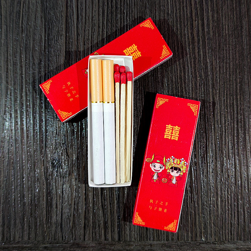 Caja de boda al por mayor dos paquetes con partidos caja de regalo de boda caja de caramelo de boda fuego