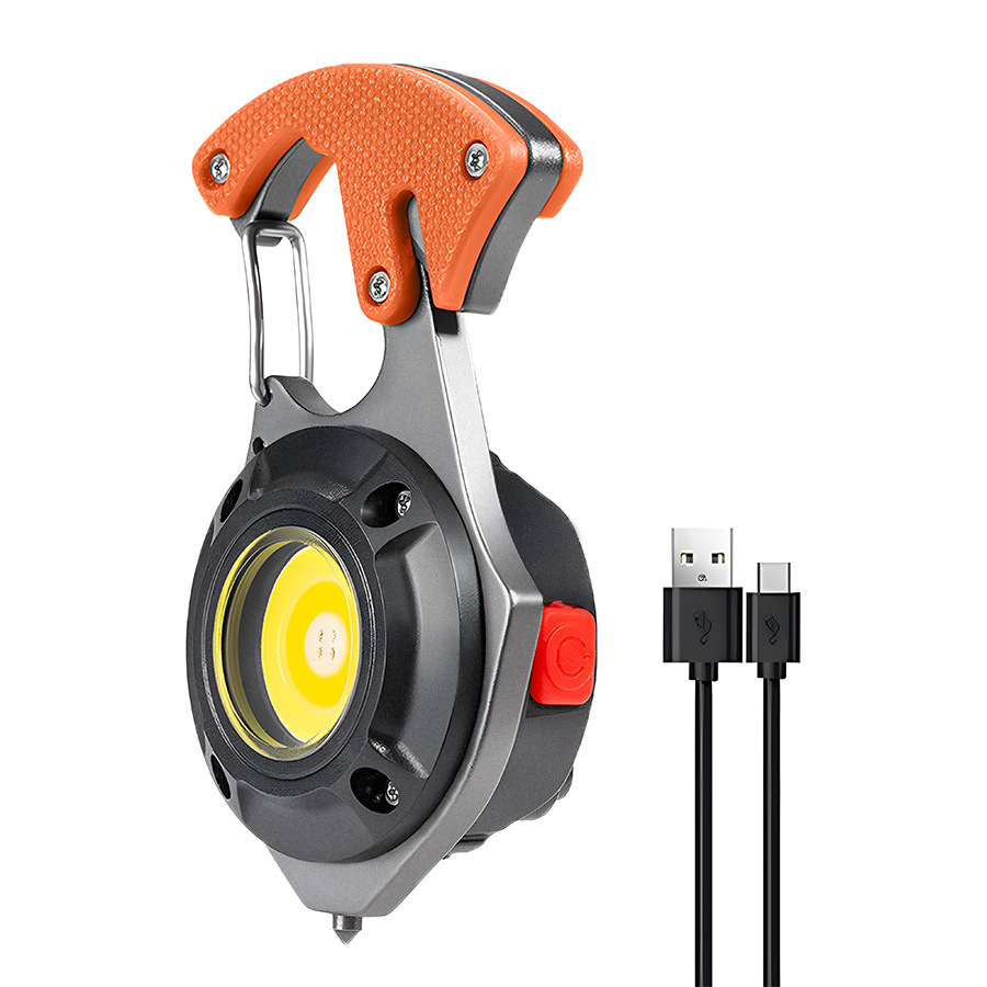 Venta caliente transfronteriza multifunción mini llavero linterna LED luz de reparación portátil de alto brillo iluminación de emergencia exterior