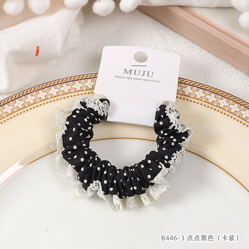 [Carga de tarjeta] sensación de alto nivel coreano de cabello de código de barras de moda de alta elasticidad de cabello anillo de cabello correa de cola de caballo