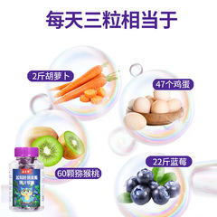 Blueberry Lutein Esters Juice Gummies, Bottled, for Children and Adults, Direct Supply Wholesale, Dropshipping One Piece