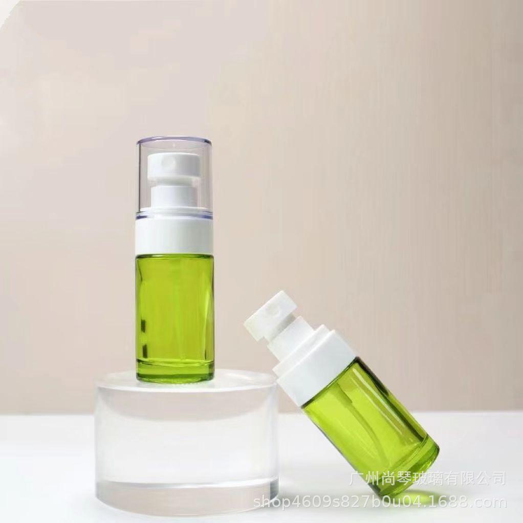 En stock suministro de botella de vidrio 20ml eliminación de olor corporal líquido loción botella de spray botella de loción ambientador portátil spray