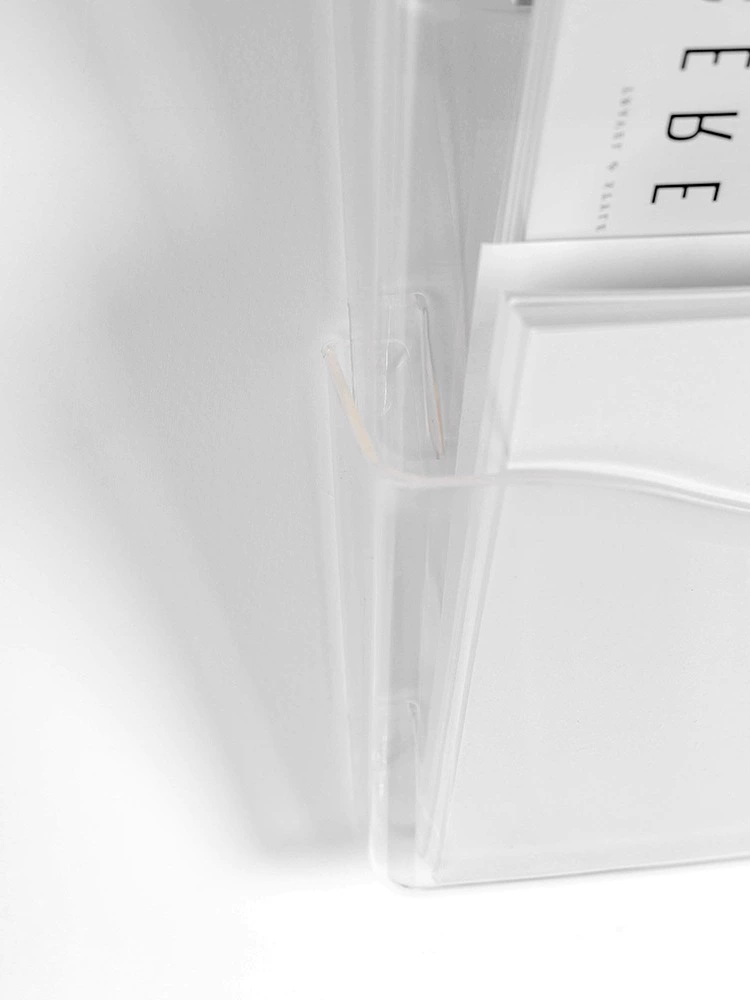 Wall folder for documents, storage box, storage system