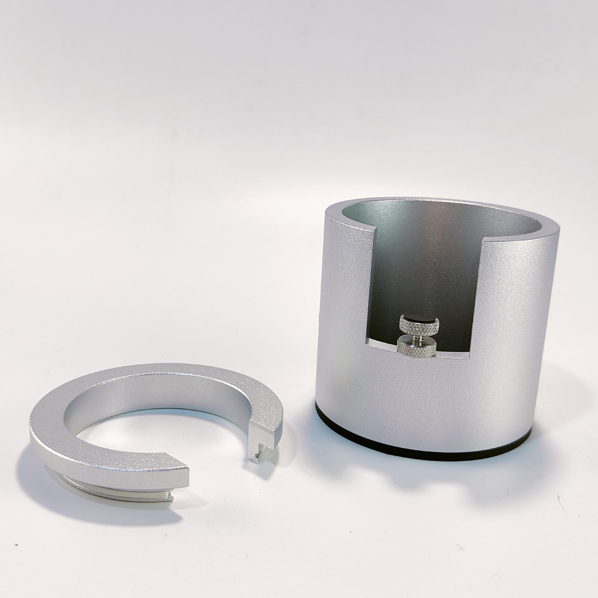 Polvo de café prensa base soporte aleación de aluminio polvo prensa martillo tela polvo base 51mm53mm58mm equipo de soporte universal