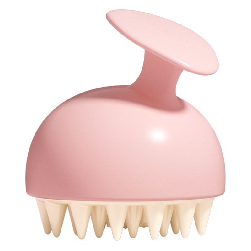 Estilo japonés de silicona suave cepillo de champú cabeza tratamiento cuero cabelludo anti-picazón limpieza champú cepillo meridiano masaje peine champú
