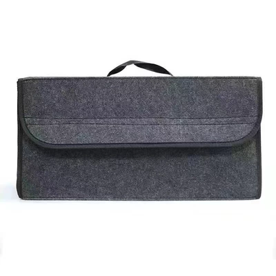 Car storage bag/box bag car trunk supplies - gray-large-size-extra-thick-three-thickness-options-501724cm-large-size