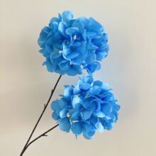 仿真2头绣球婚庆舞台路引花排花艺摆件绢花摄影道具花束婚庆专用