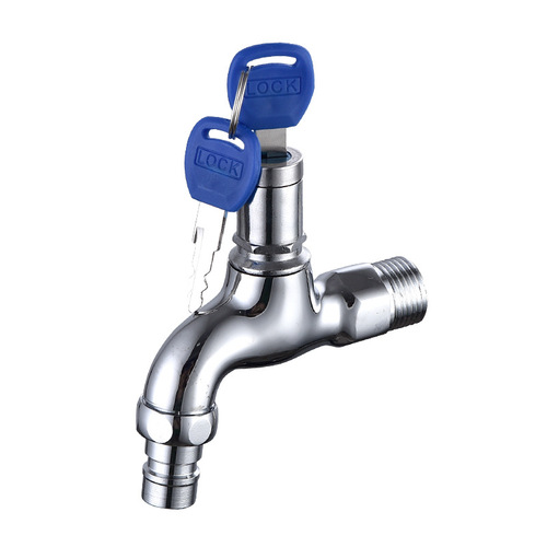 Lockable faucet 4 minutes 6 minutes with key washing machine stainless steel faucet faucet outdoor anti-theft anti-freeze faucet