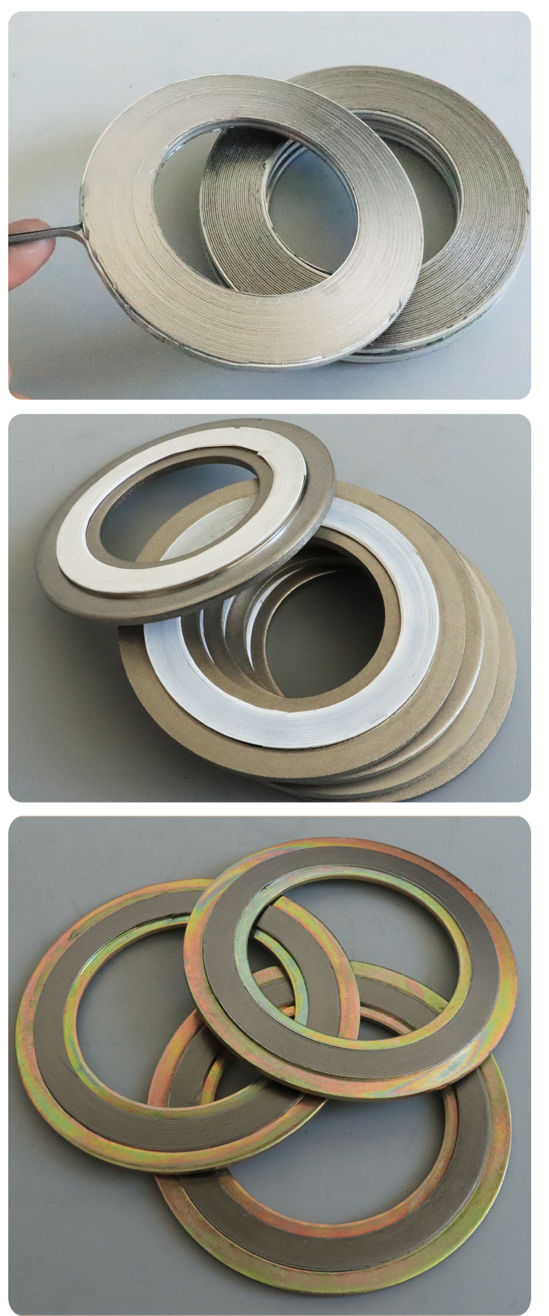 现货304内环缠绕垫不锈钢密封垫片金属缠绕垫片带法兰垫片O型垫圈-阿里巴巴