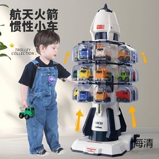 Aviation Storage Children's Toys Engineering Car Parking Lot Simulation Model Set Baby Birthday