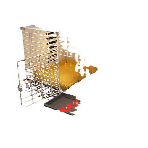 Small Dog Crate, Home Indoor Dog Bed and Toilet Combo, Winter Warmth Dog Fence, Suitable for Teddy and Bichon Dogs