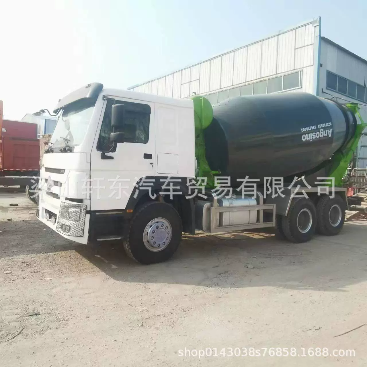 出口出售二手混凝搅拌罐车 大12方水泥搅拌车 豪沃混凝土搅拌罐车