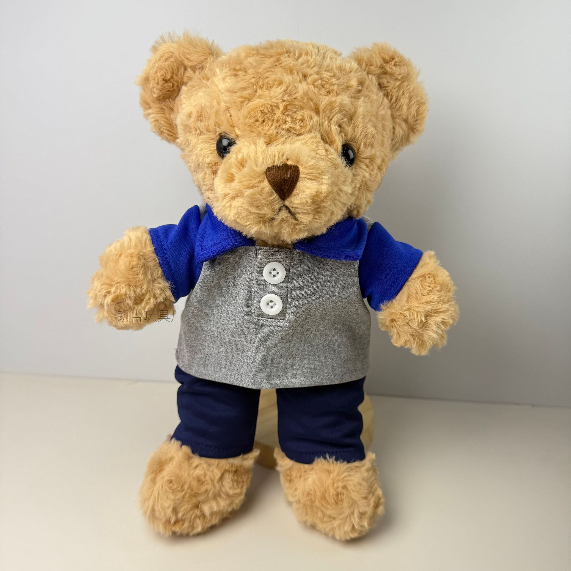 Uniforme escolar oso muñeca Teddy Teddy Juguetes de peluche Graduation Bear Regalo de graduación logotipo emblema escolar