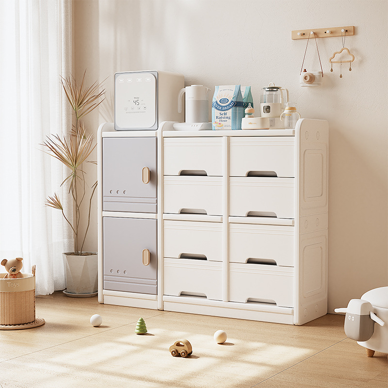 Rack de almacenamiento para niños, mesa de alimentación para bebés, caja de almacenamiento para bebés, juguetes de almacenamiento