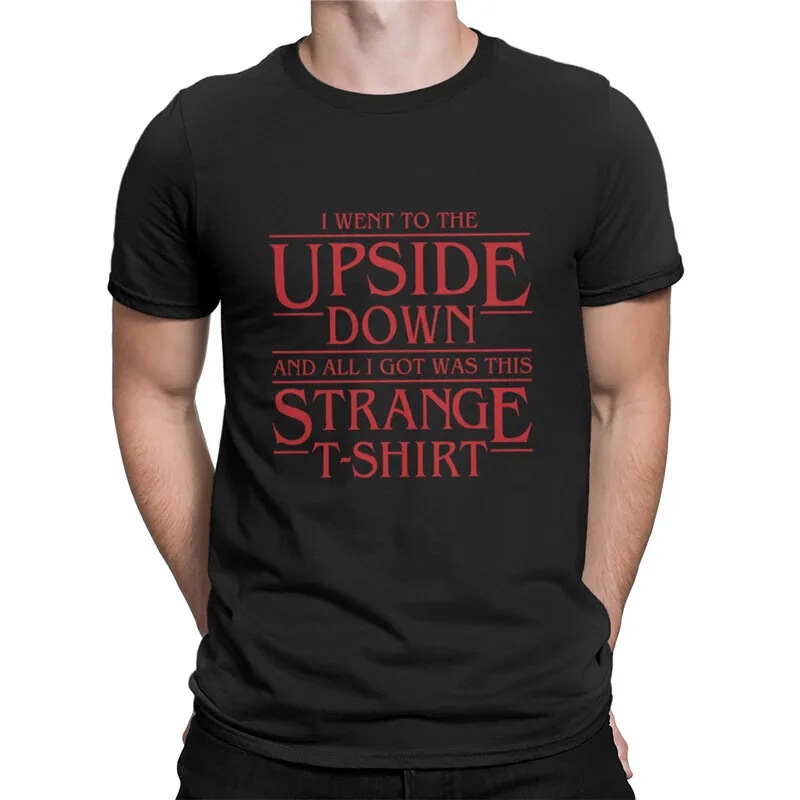 Fashion t Shirt I'M Going to Turn It Upside down T-Shirt -Funny t Shirt Stranger Things Sci Fi 80S Tv Summer Male